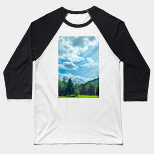 Unsettled Skies Baseball T-Shirt
